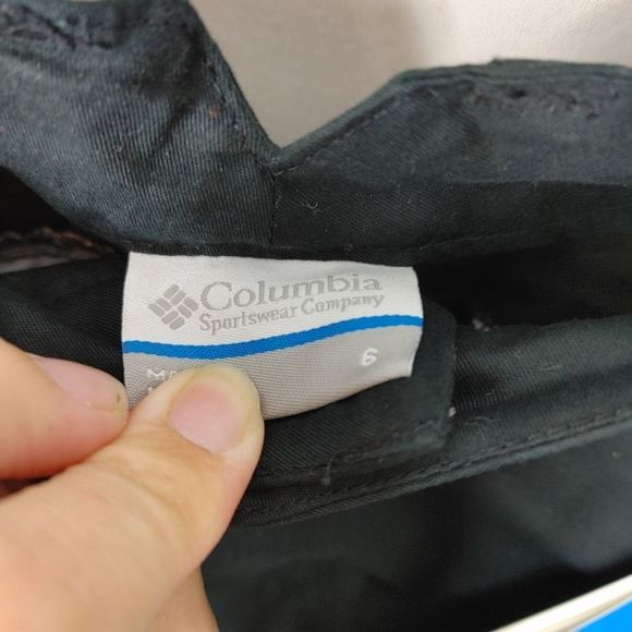 NWT Women’s Size 6 Columbia Kenzie Cove Black Bermuda Shorts 11" Inseam.Waist 1 - Picture 6 of 9